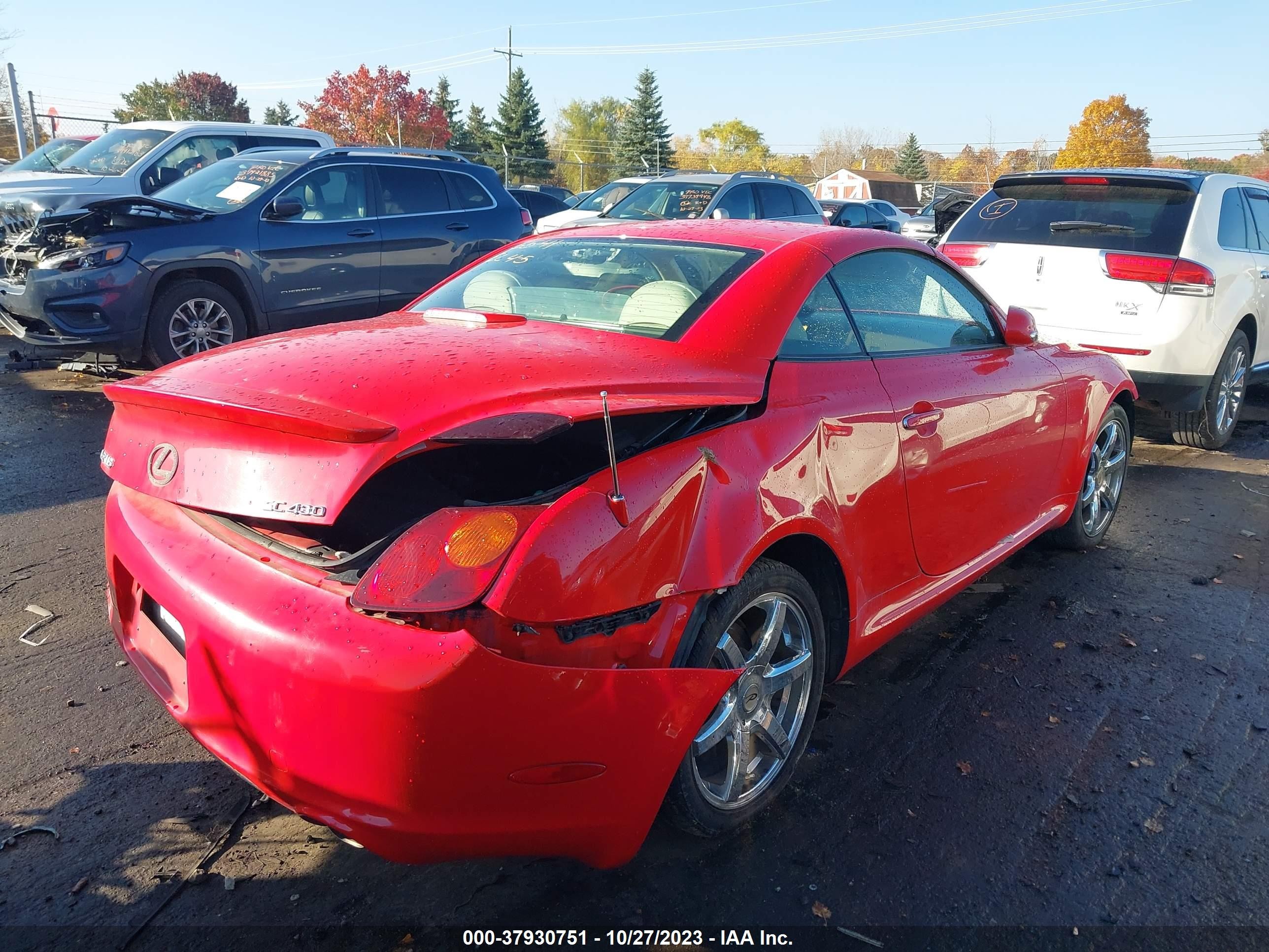 Photo 3 VIN: JTHFN48Y520025541 - LEXUS SC 