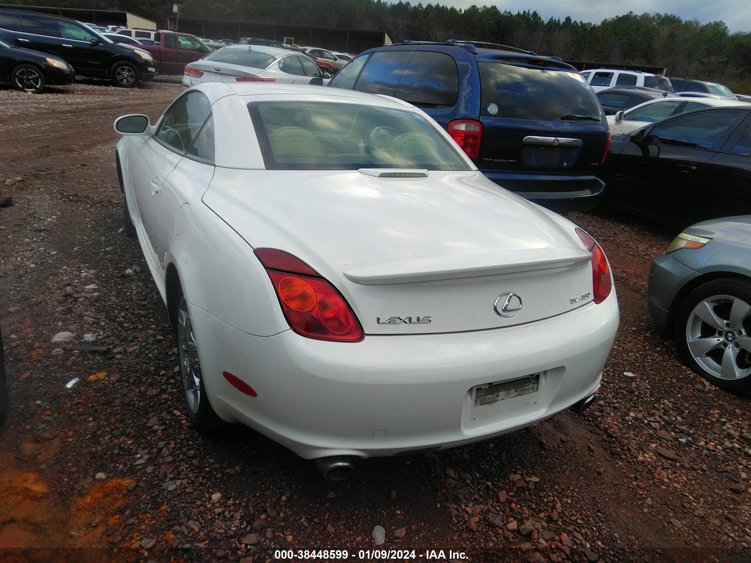 Photo 2 VIN: JTHFN48Y540059952 - LEXUS SC 