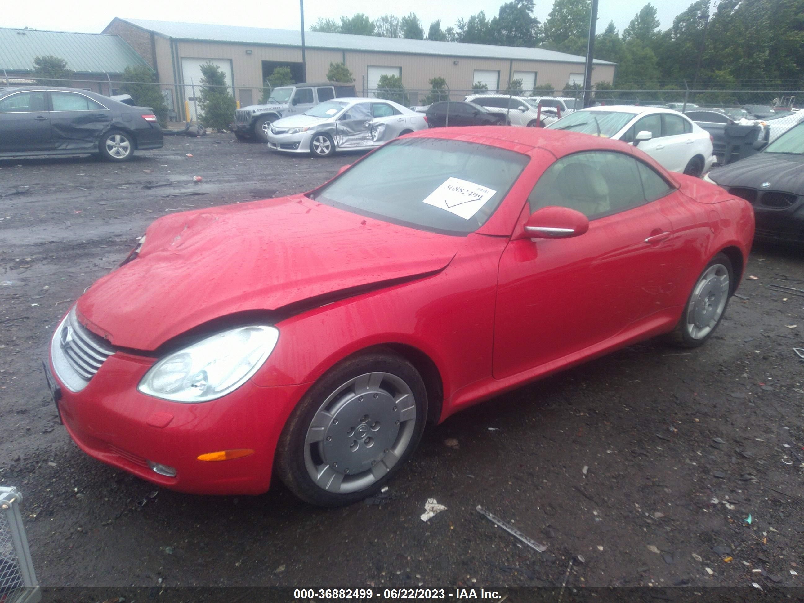 Photo 1 VIN: JTHFN48Y720030613 - LEXUS SC 