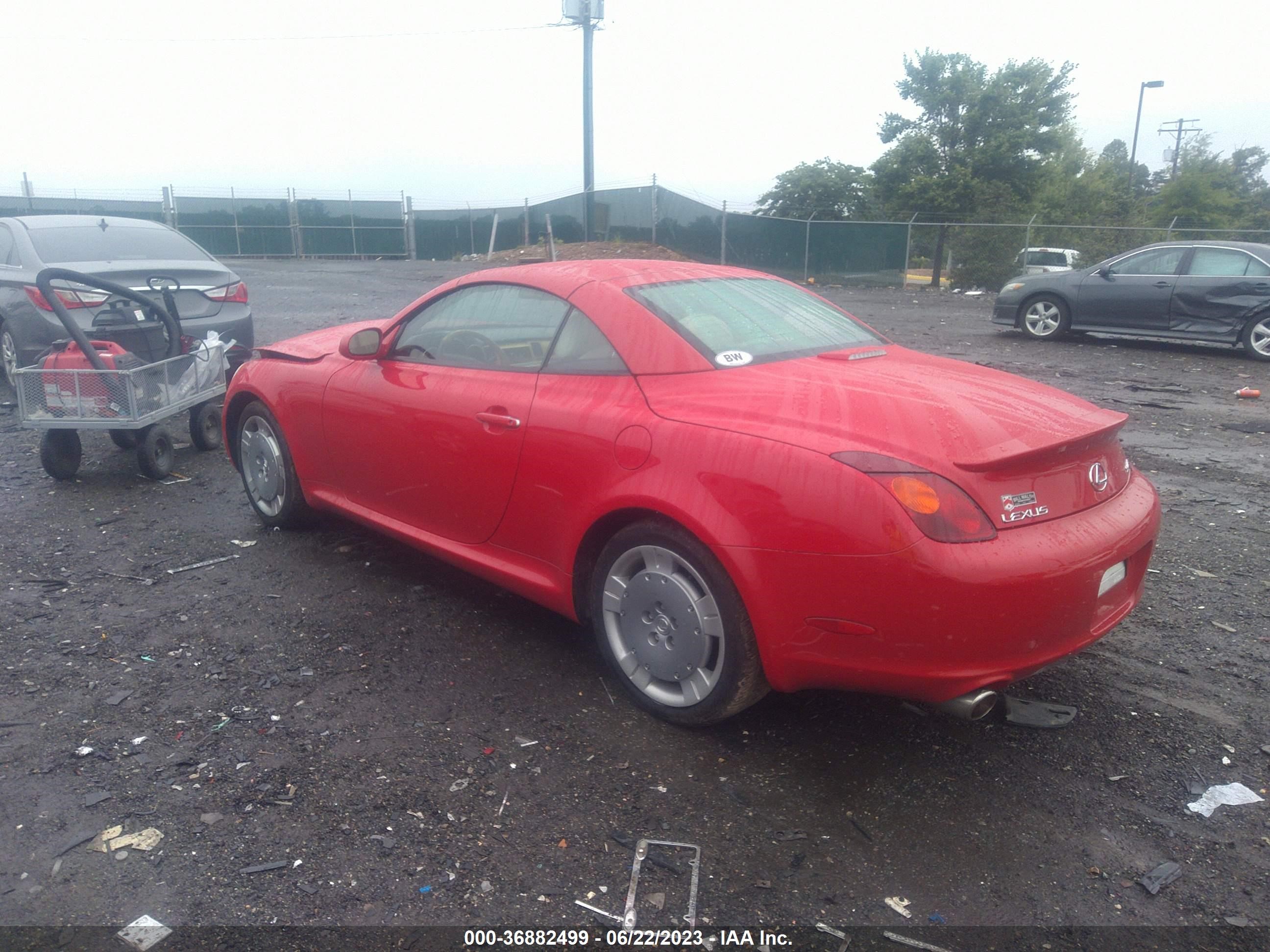 Photo 2 VIN: JTHFN48Y720030613 - LEXUS SC 