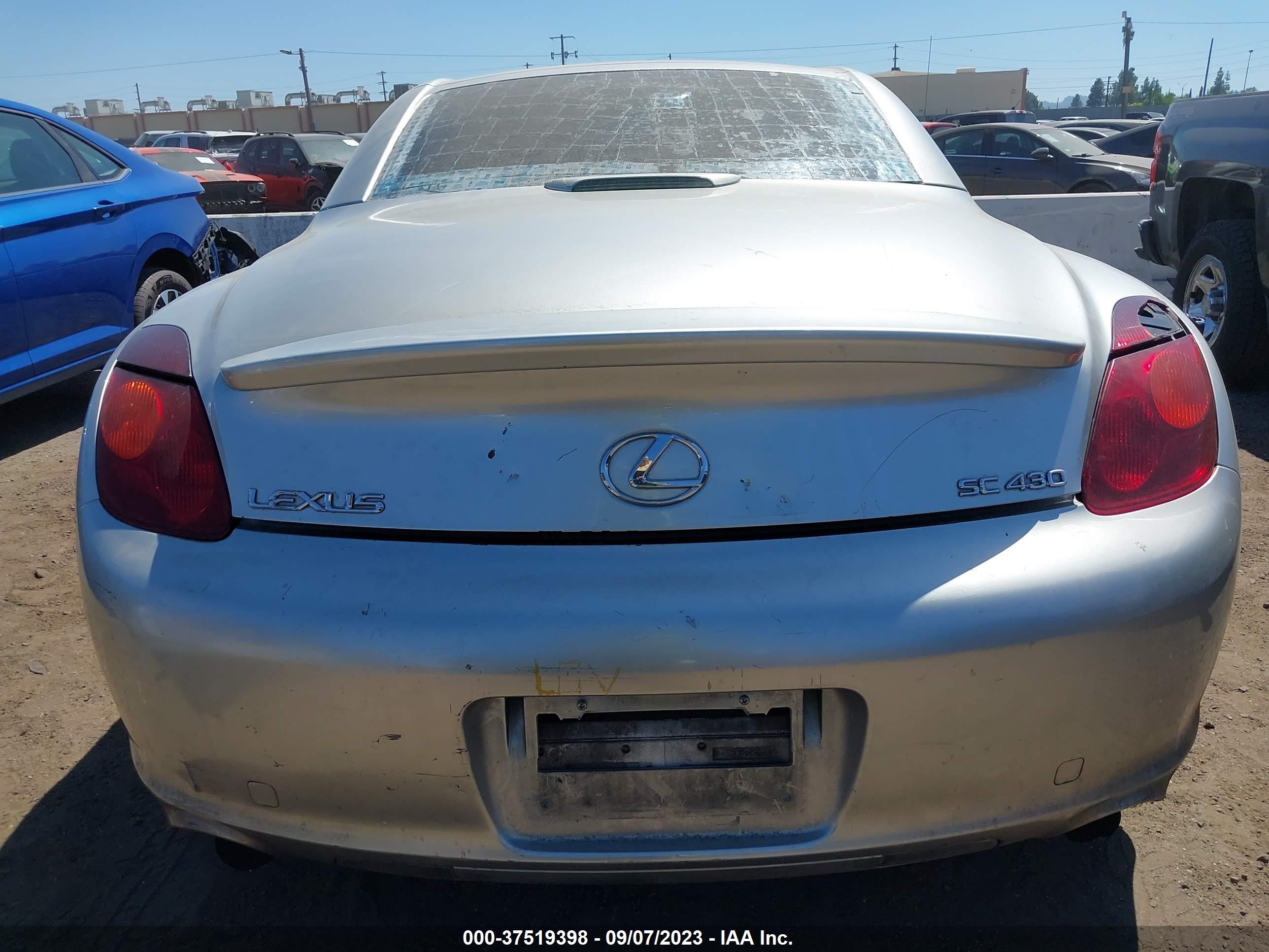 Photo 15 VIN: JTHFN48Y740054624 - LEXUS SC 