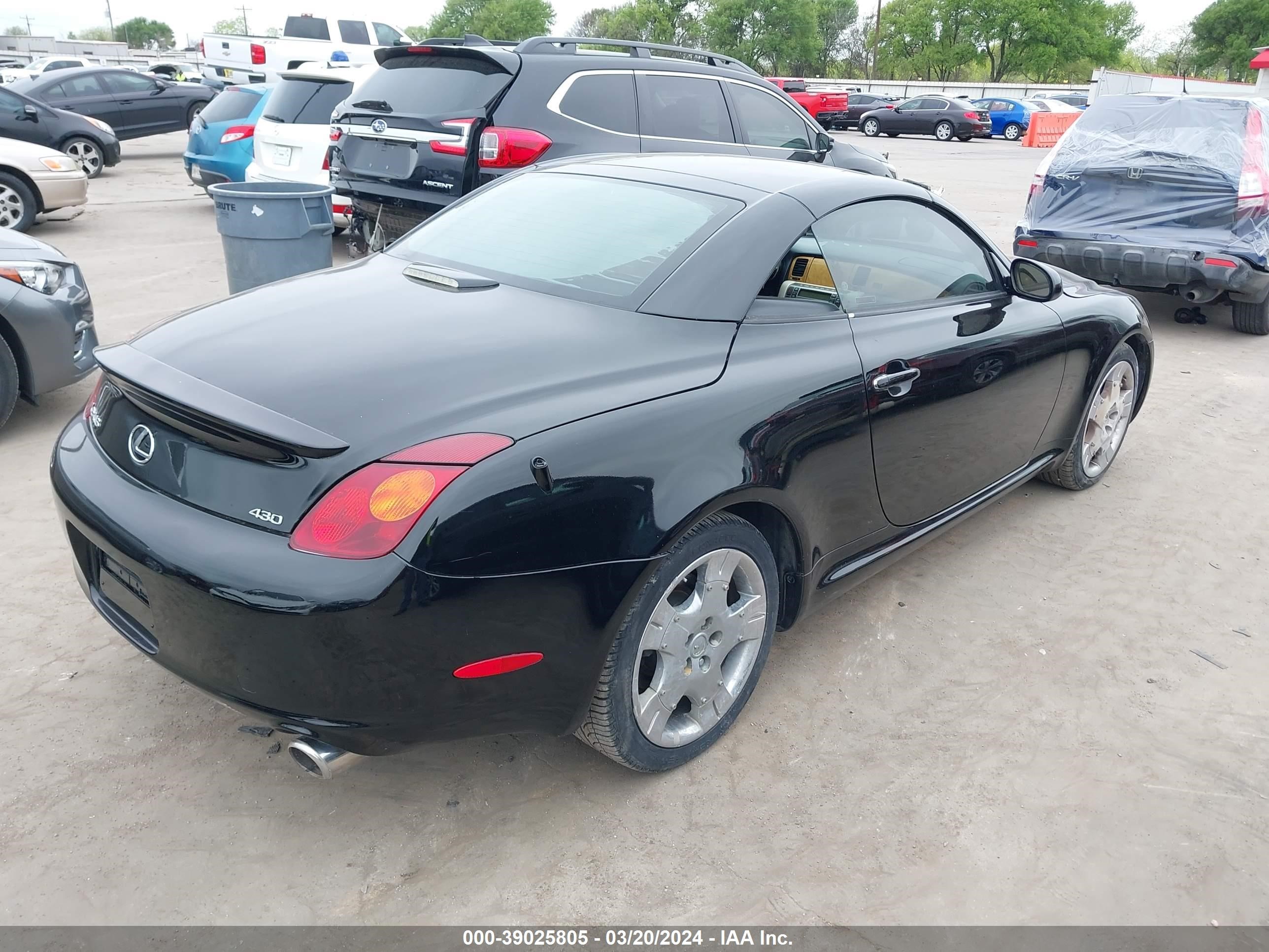 Photo 3 VIN: JTHFN48Y740056079 - LEXUS SC 