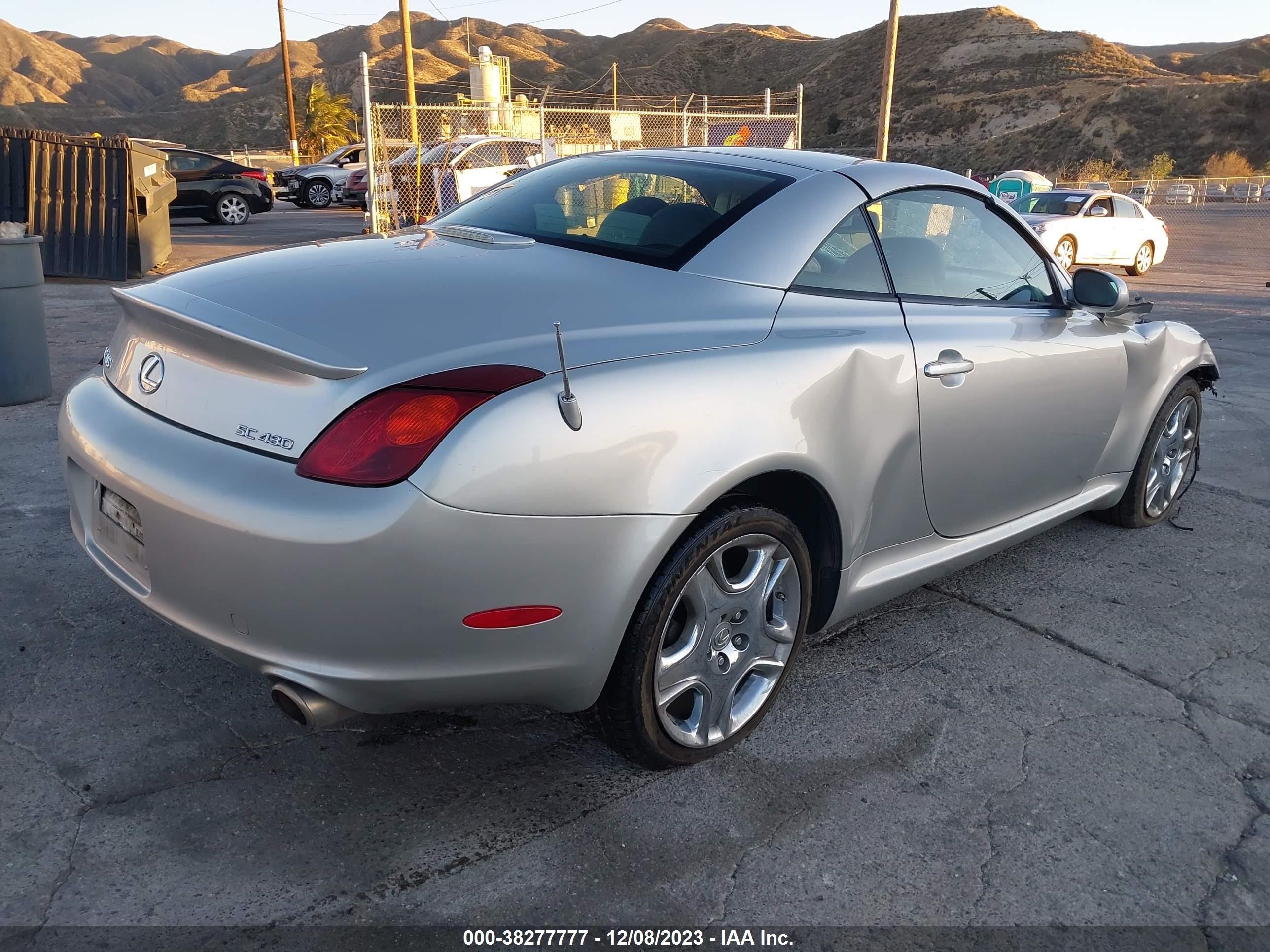 Photo 3 VIN: JTHFN48Y750071411 - LEXUS SC 