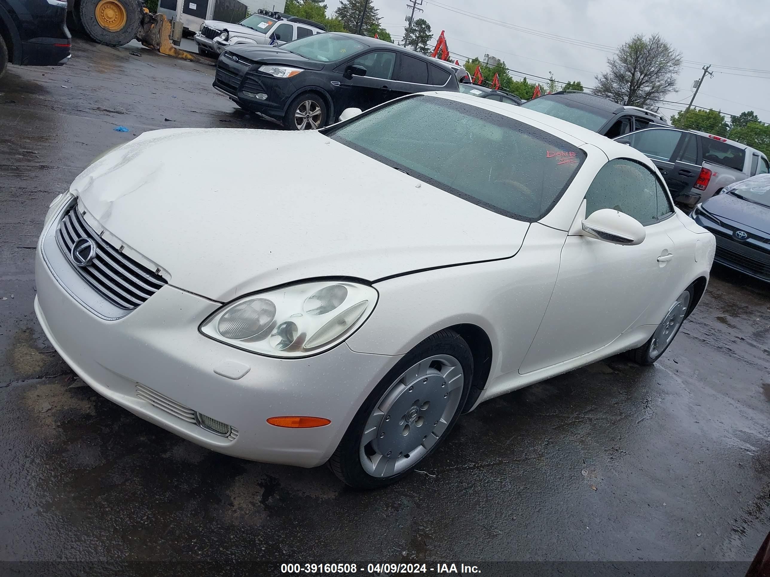 Photo 1 VIN: JTHFN48Y820005641 - LEXUS SC 