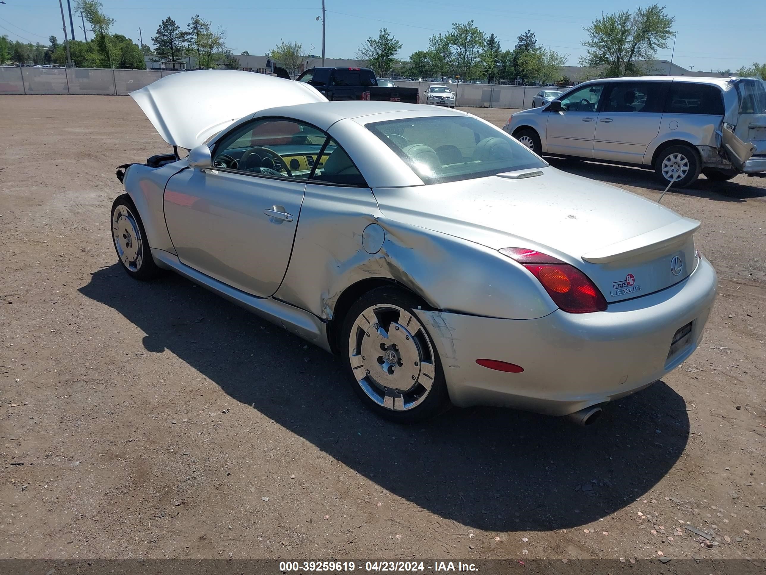 Photo 2 VIN: JTHFN48Y820034704 - LEXUS SC 