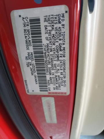 Photo 11 VIN: JTHFN48Y920009911 - LEXUS SC430 