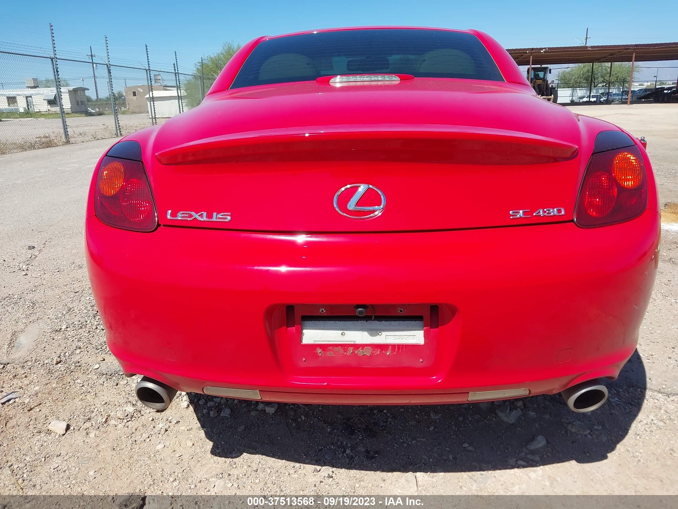 Photo 15 VIN: JTHFN48Y920030192 - LEXUS SC 