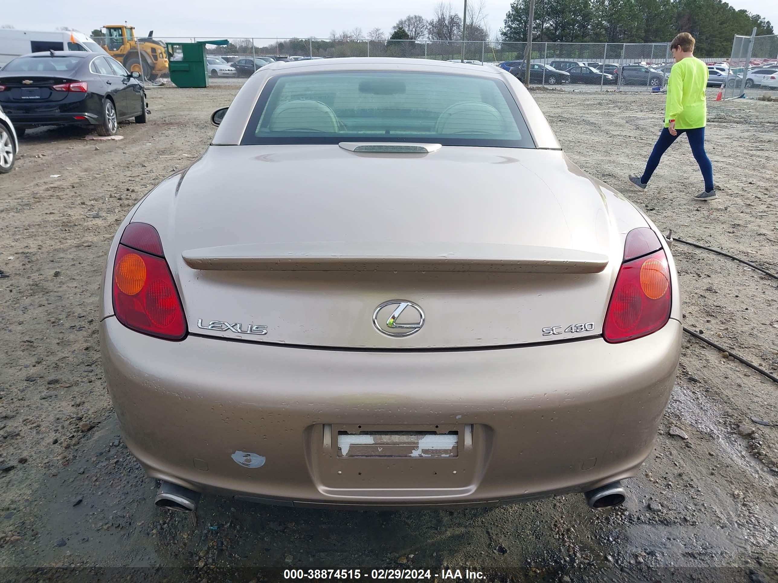 Photo 15 VIN: JTHFN48Y920034517 - LEXUS SC 