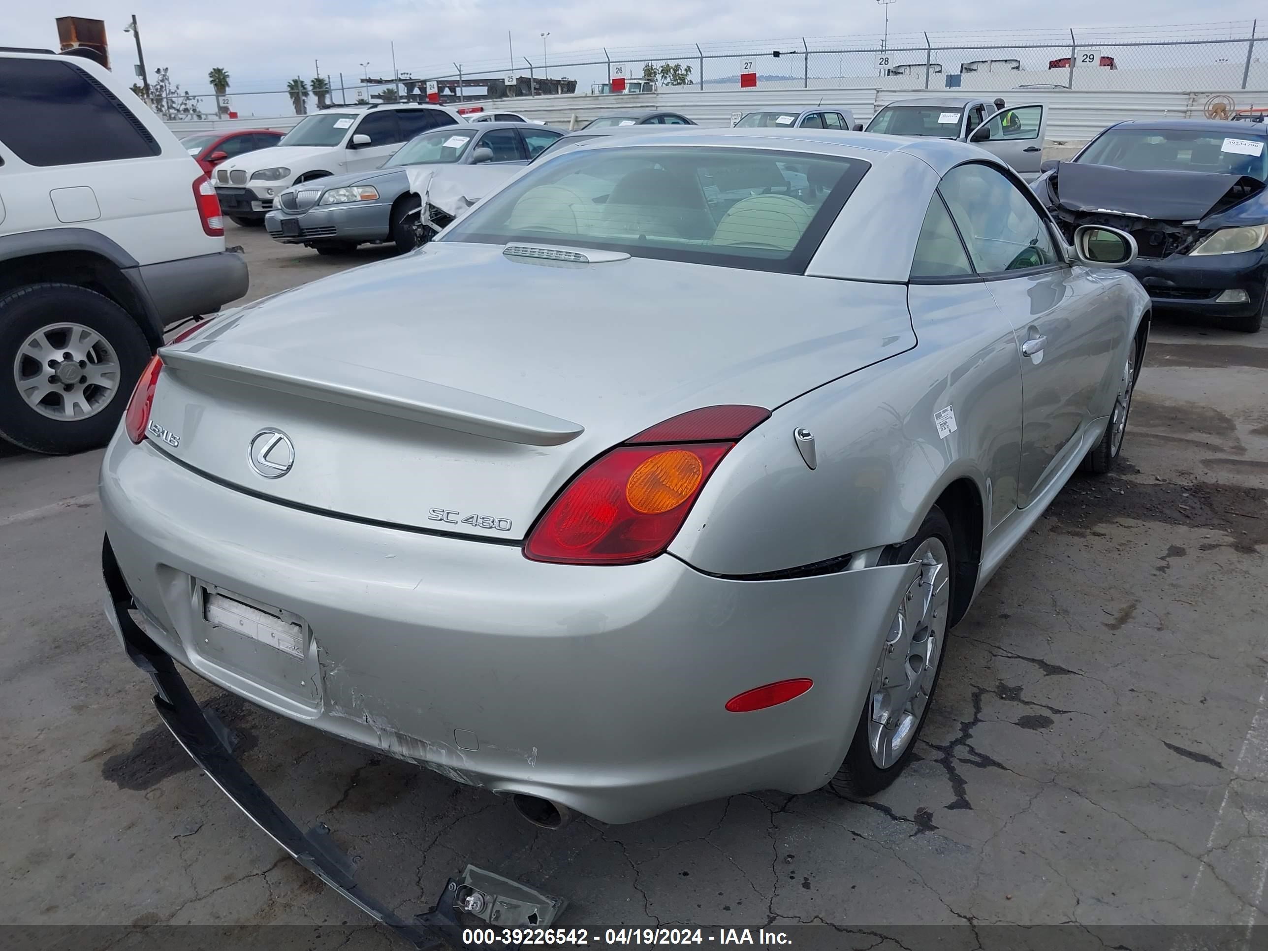 Photo 6 VIN: JTHFN48Y940051093 - LEXUS SC 