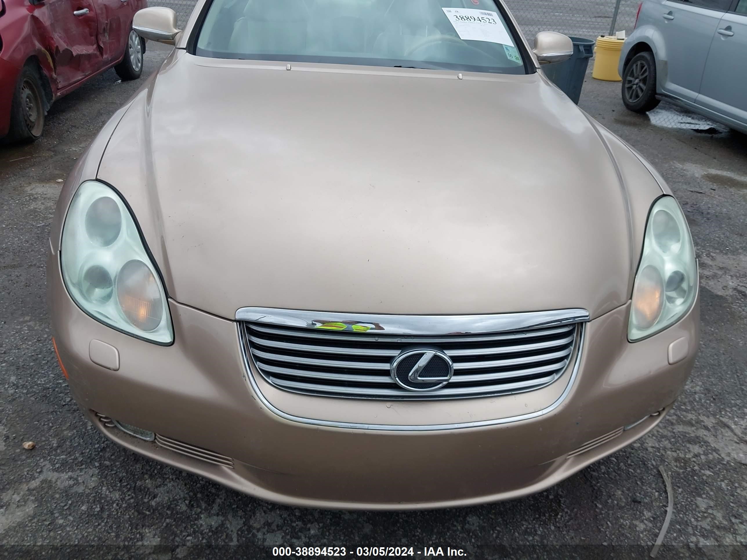 Photo 5 VIN: JTHFN48Y950066601 - LEXUS SC 