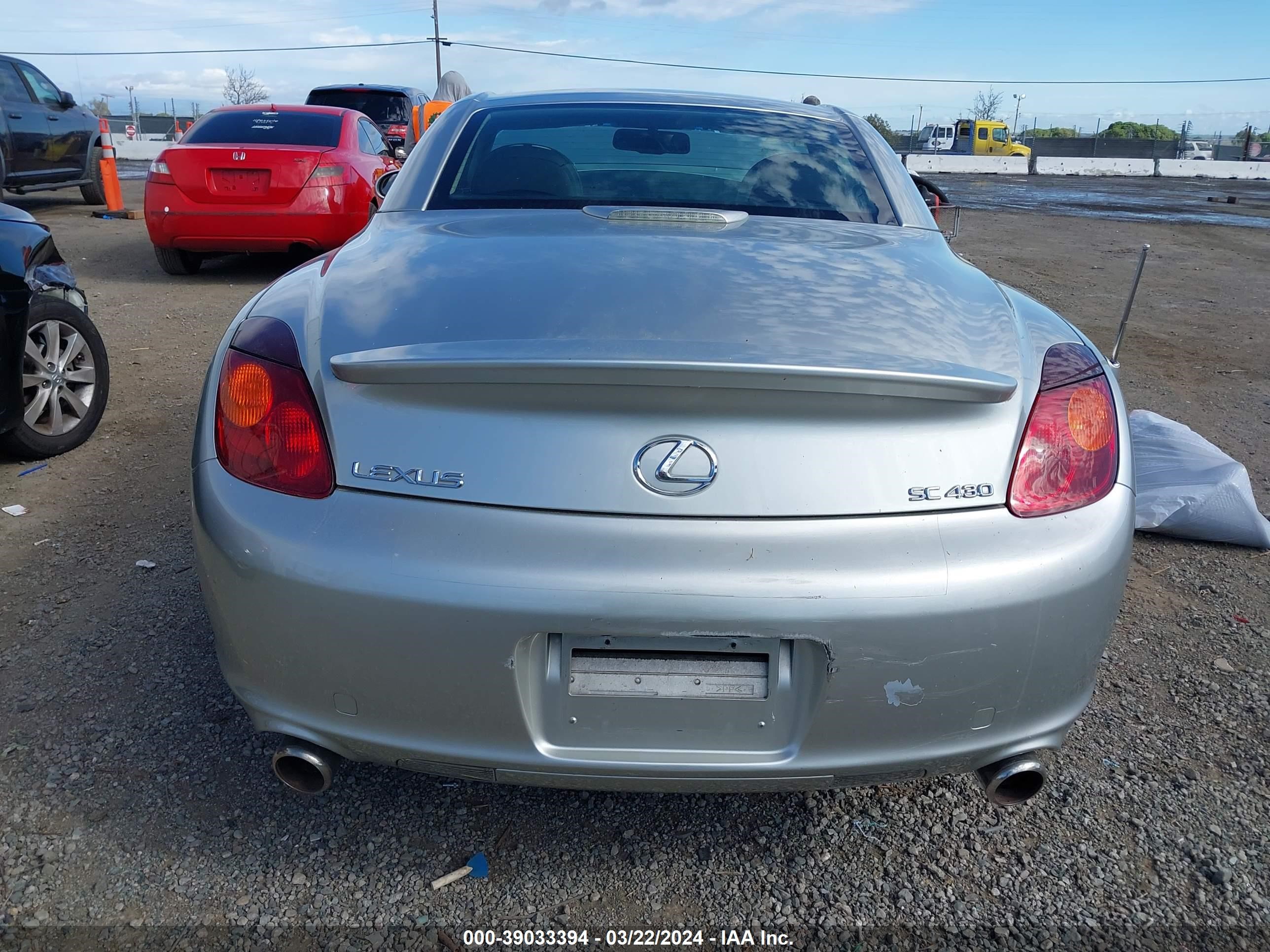 Photo 15 VIN: JTHFN48YX20020044 - LEXUS SC 