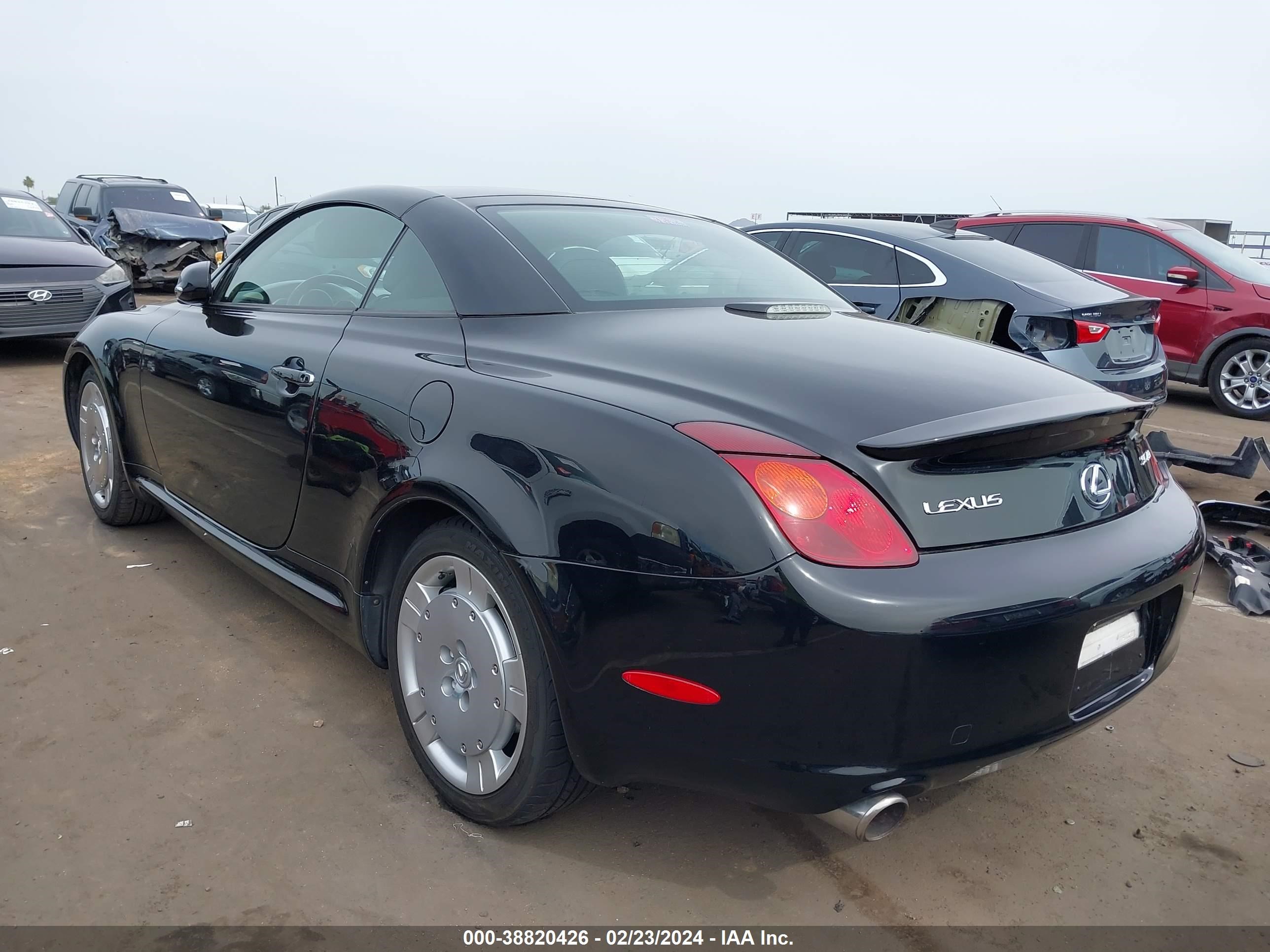 Photo 2 VIN: JTHFN48YX40054150 - LEXUS SC 