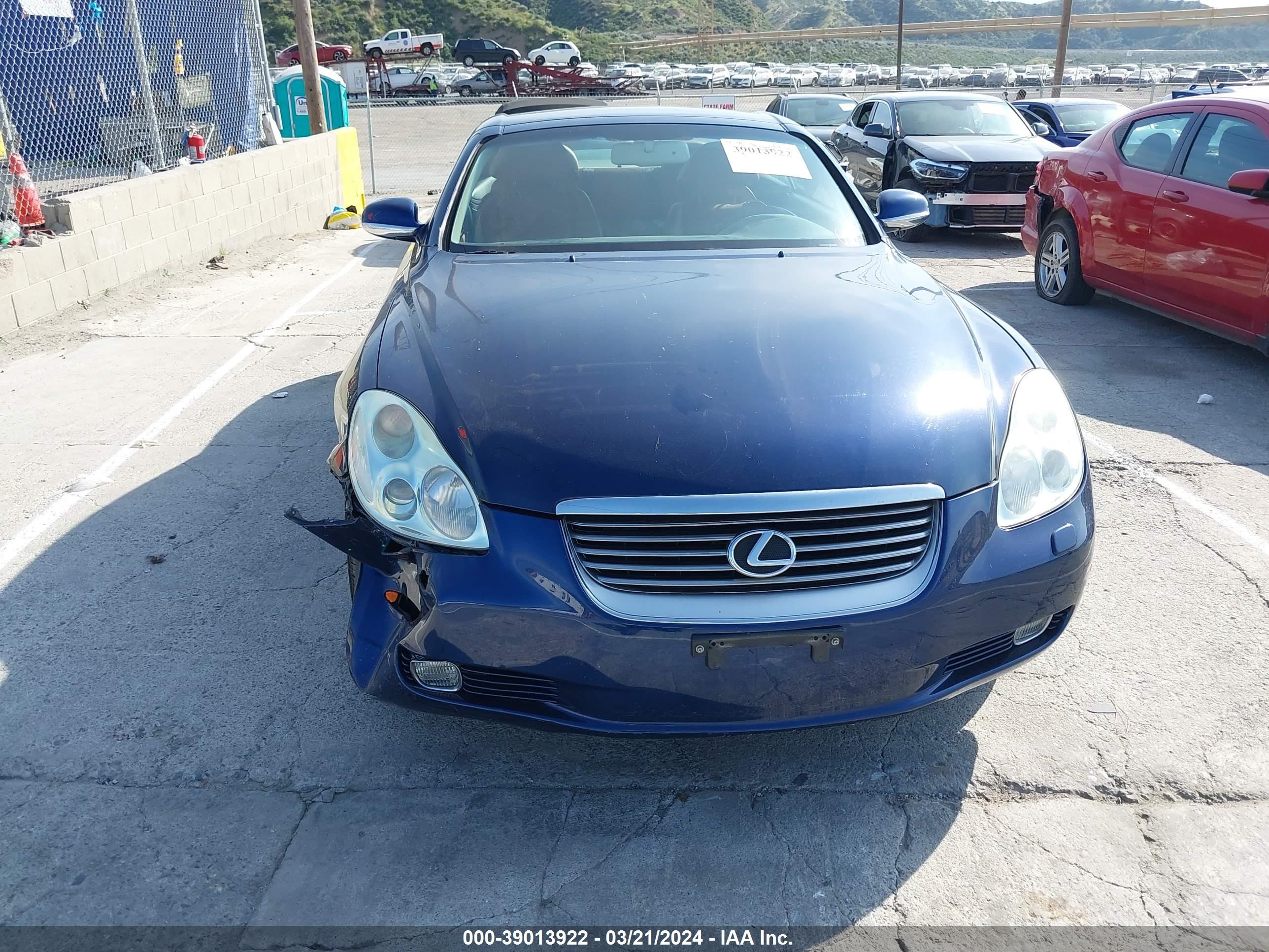 Photo 11 VIN: JTHFN48YX50070396 - LEXUS SC 