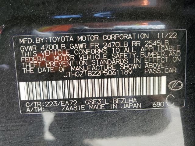 Photo 12 VIN: JTHGZ1B22P5061189 - LEXUS IS 350 F S 