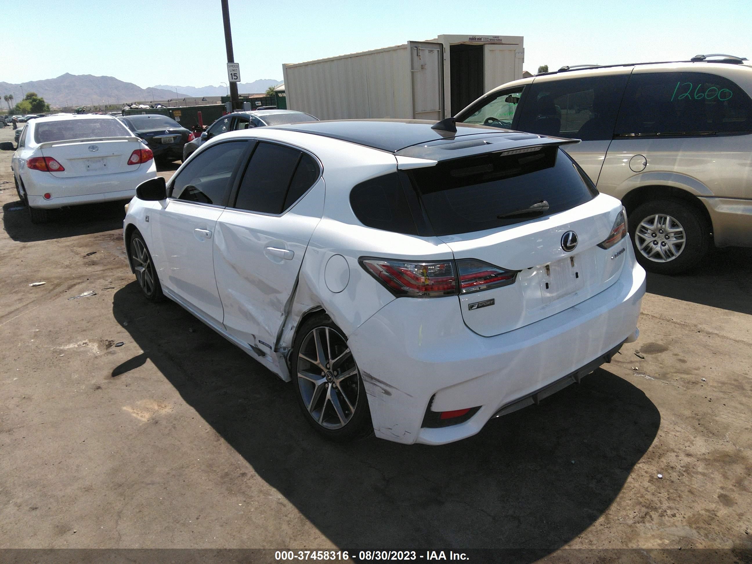 Photo 2 VIN: JTHKD5BH0F2229108 - LEXUS CT 