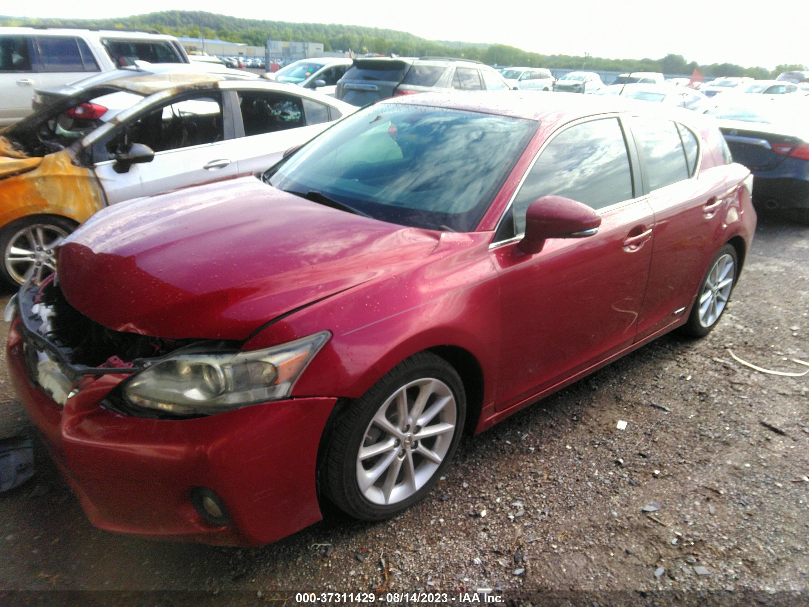 Photo 1 VIN: JTHKD5BH1C2116604 - LEXUS CT 