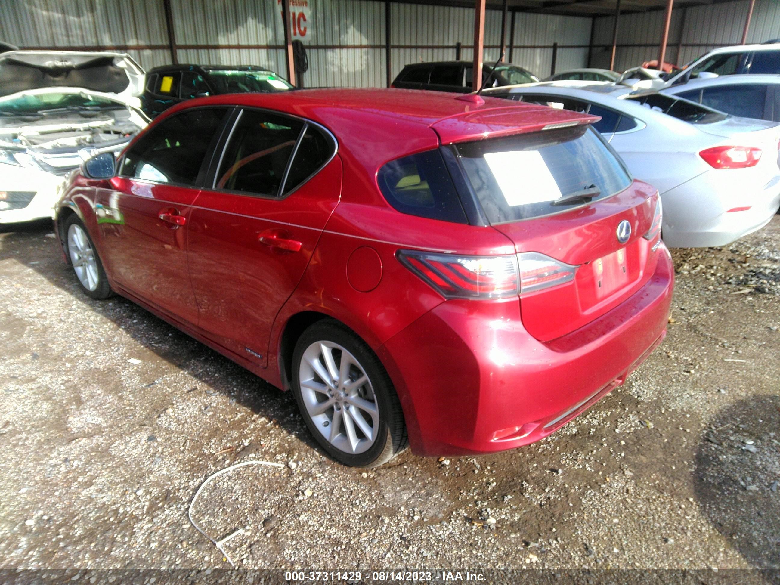 Photo 2 VIN: JTHKD5BH1C2116604 - LEXUS CT 