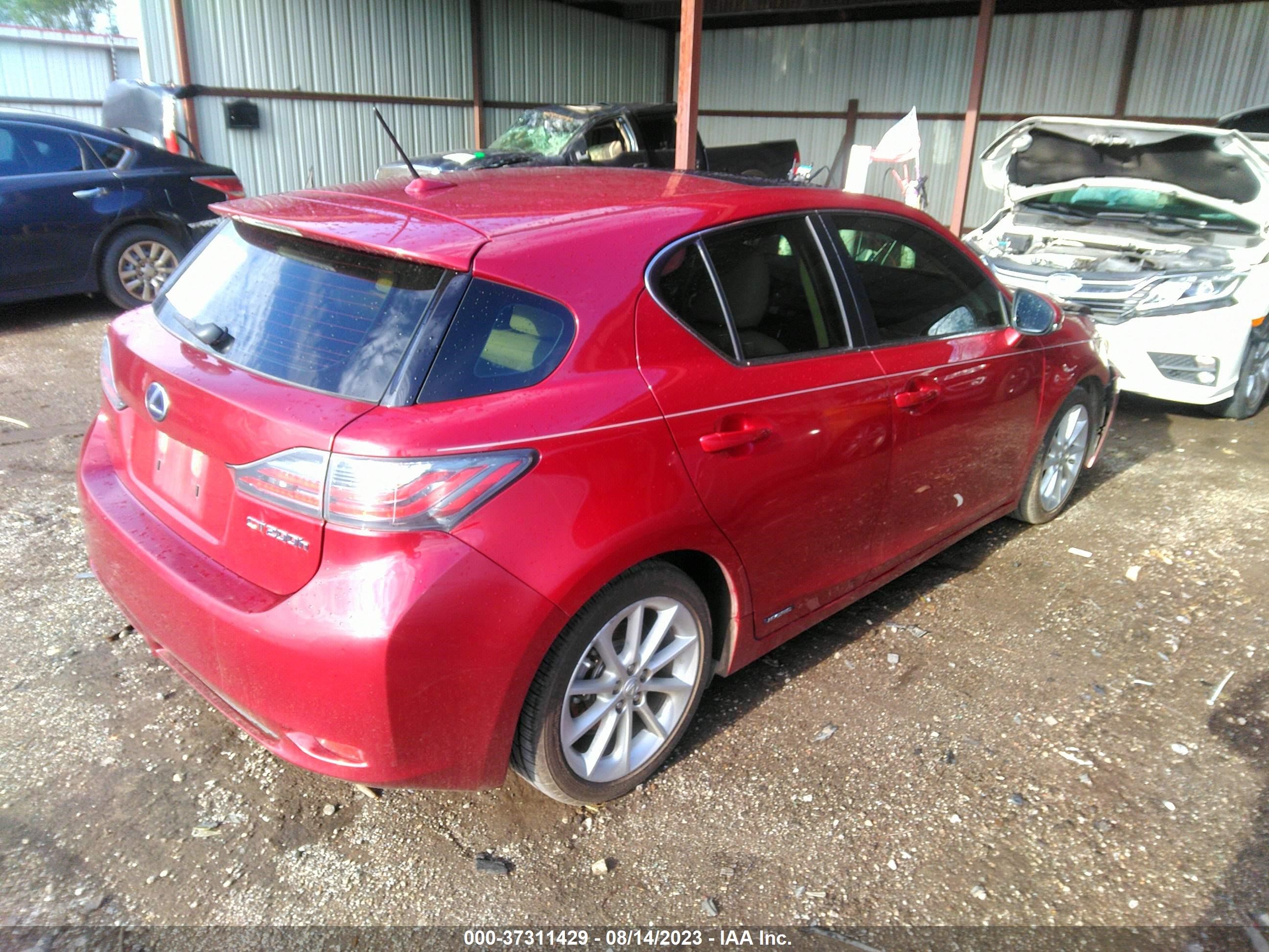 Photo 3 VIN: JTHKD5BH1C2116604 - LEXUS CT 