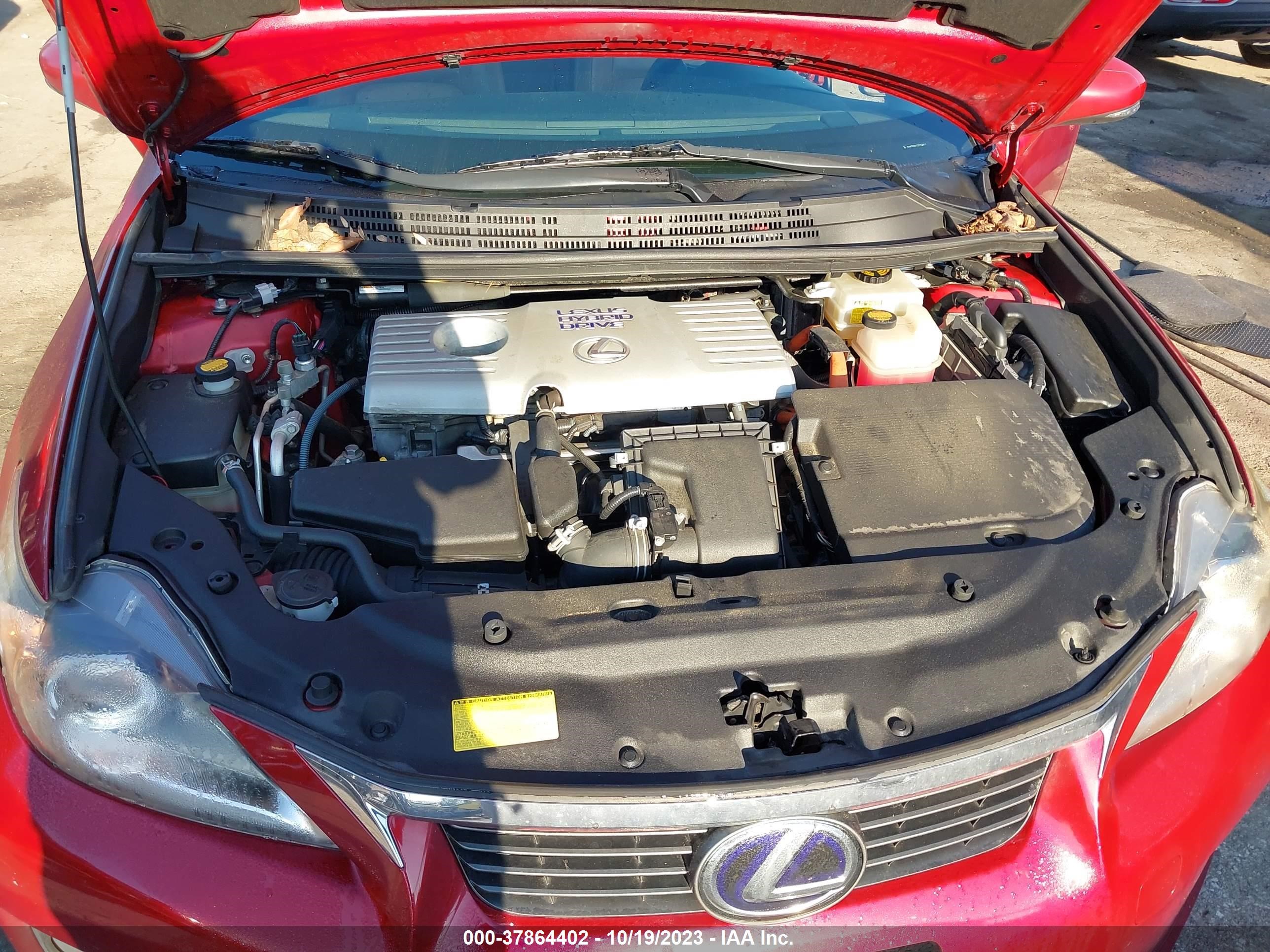 Photo 9 VIN: JTHKD5BH1D2152911 - LEXUS CT 