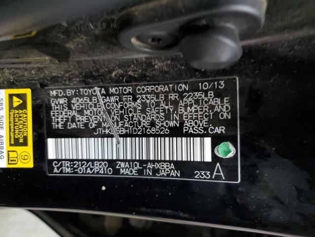 Photo 11 VIN: JTHKD5BH1D2168526 - LEXUS CT 200 