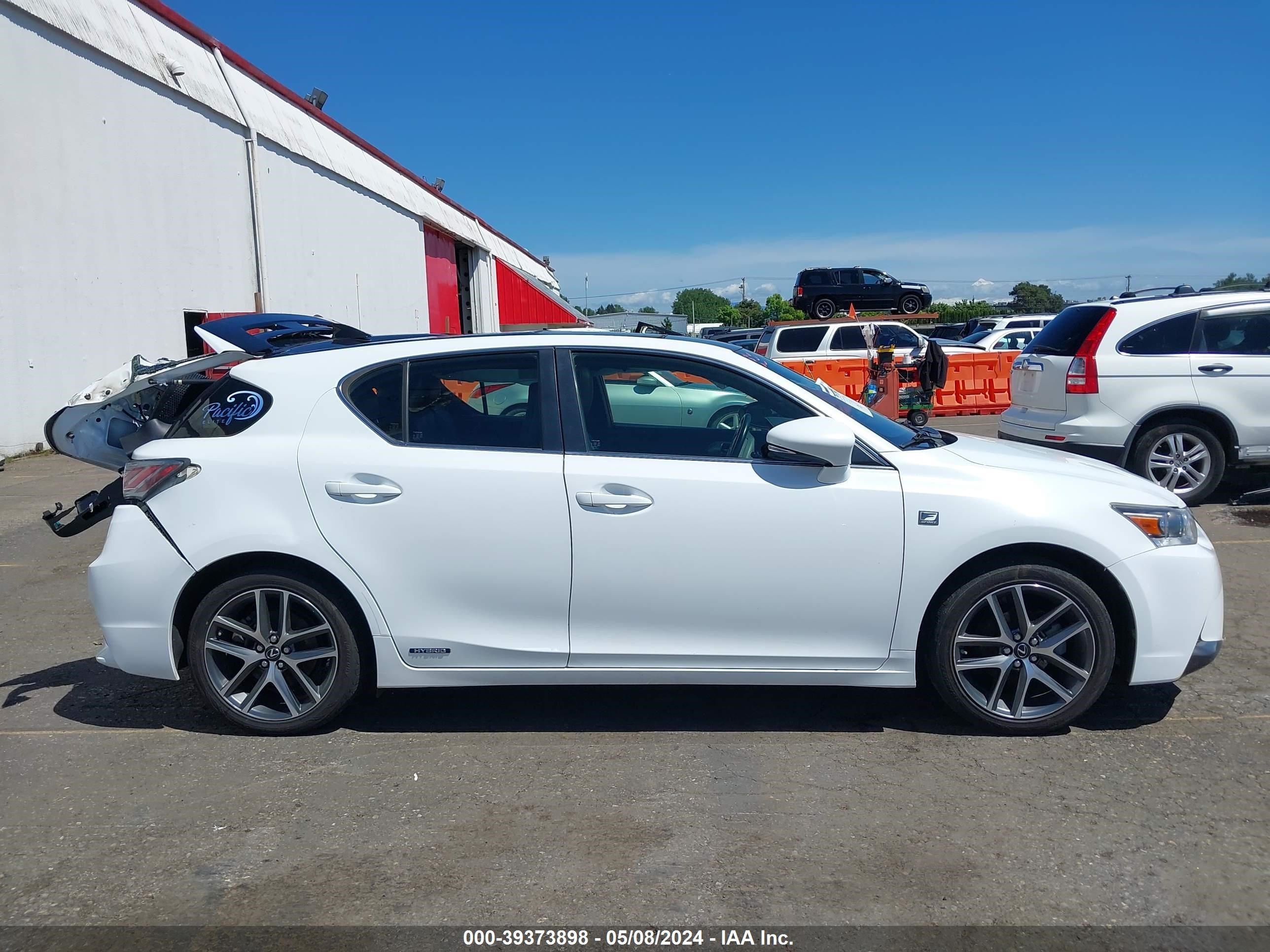 Photo 10 VIN: JTHKD5BH1F2228887 - LEXUS CT 