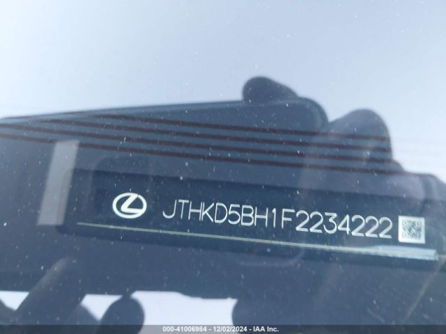 Photo 8 VIN: JTHKD5BH1F2234222 - LEXUS CT 