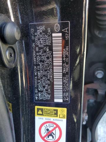 Photo 11 VIN: JTHKD5BH2C2080292 - LEXUS CT 200 