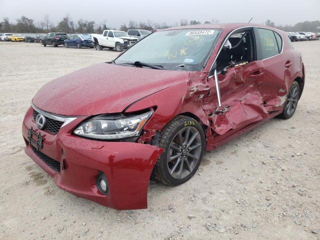 Photo 1 VIN: JTHKD5BH2C2082401 - LEXUS CT 200 