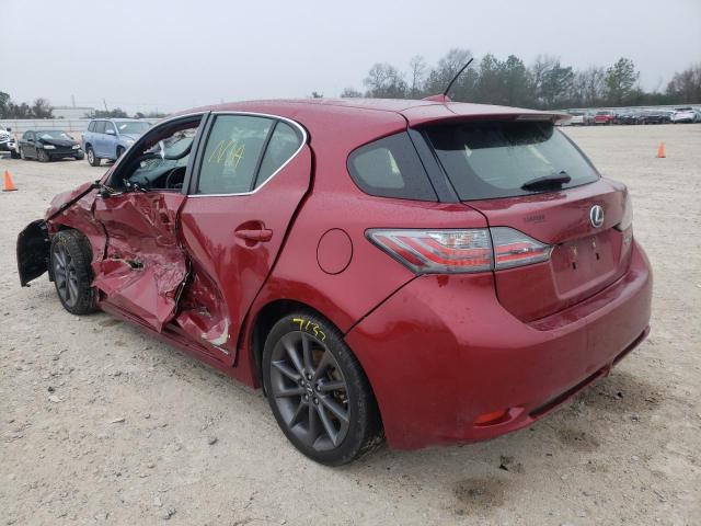 Photo 2 VIN: JTHKD5BH2C2082401 - LEXUS CT 200 