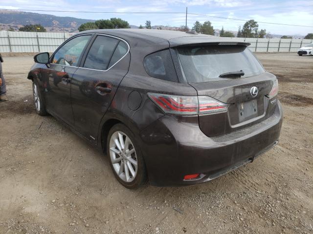 Photo 2 VIN: JTHKD5BH3B2030614 - LEXUS CT 200 