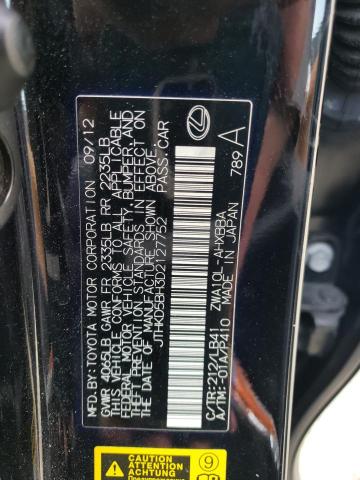 Photo 11 VIN: JTHKD5BH3D2127752 - LEXUS CT 200 