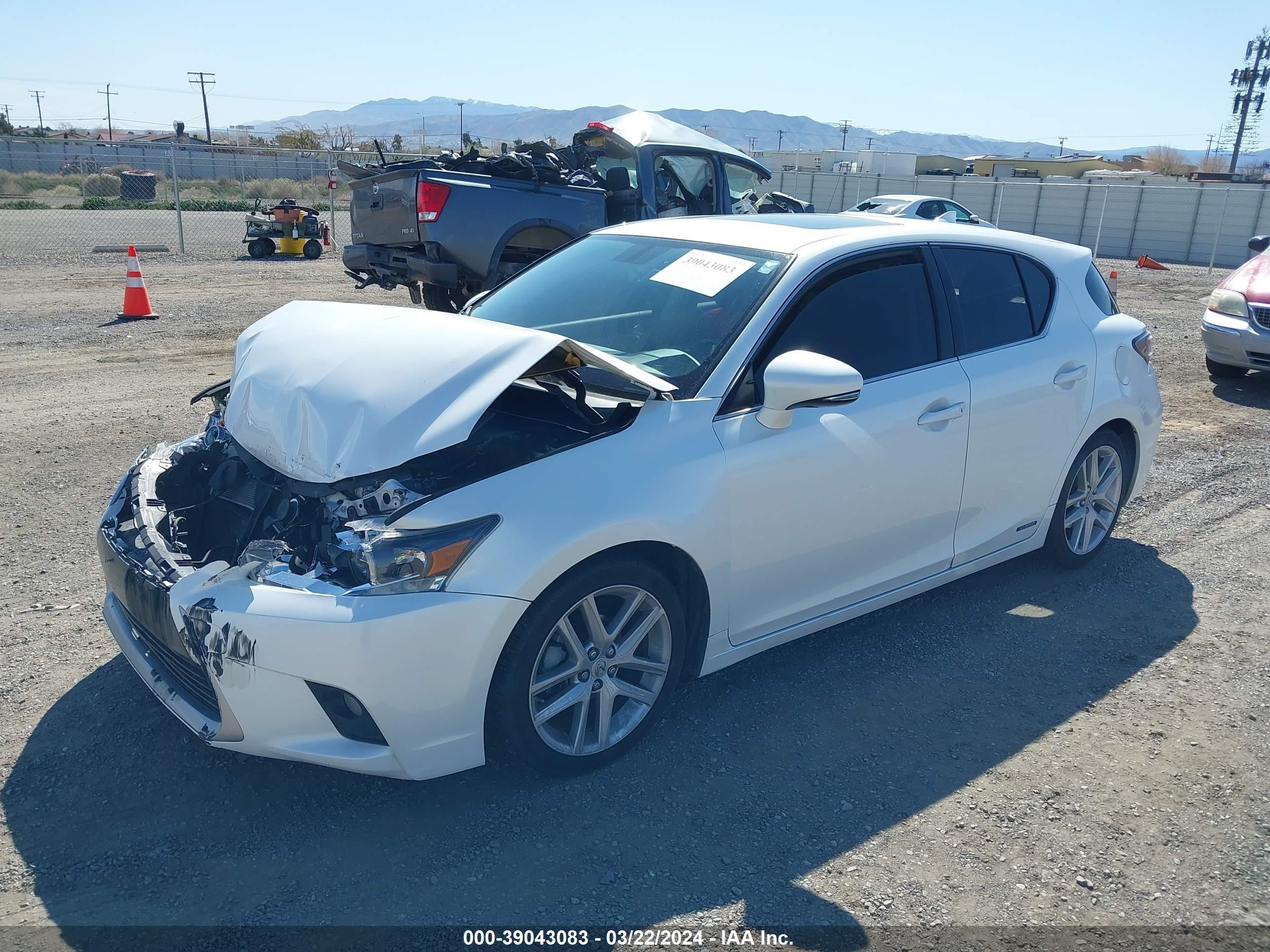 Photo 1 VIN: JTHKD5BH3F2210312 - LEXUS CT 