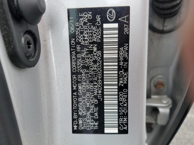 Photo 11 VIN: JTHKD5BH6B2032938 - LEXUS CT 200 