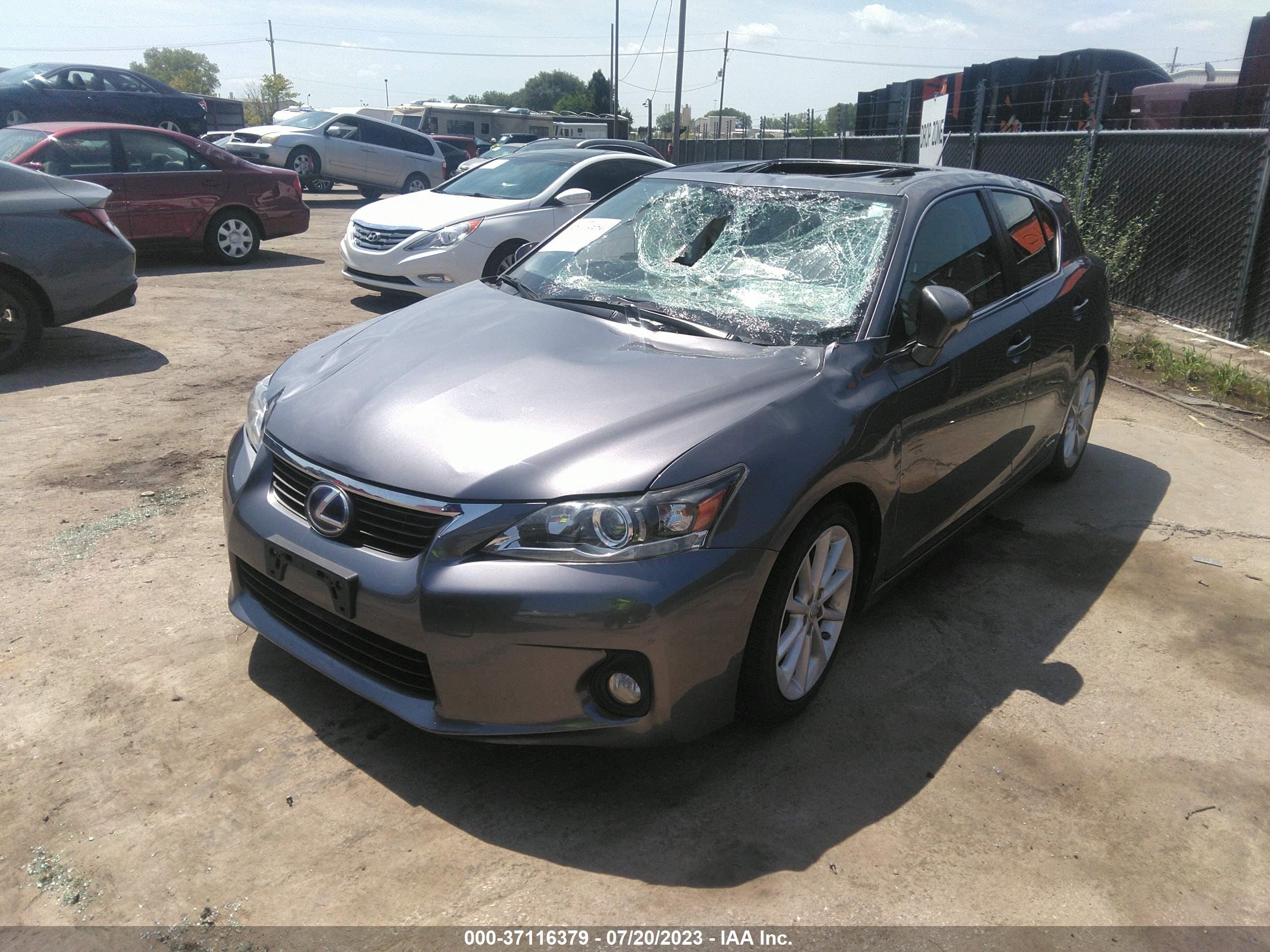 Photo 1 VIN: JTHKD5BH6C2081607 - LEXUS CT 