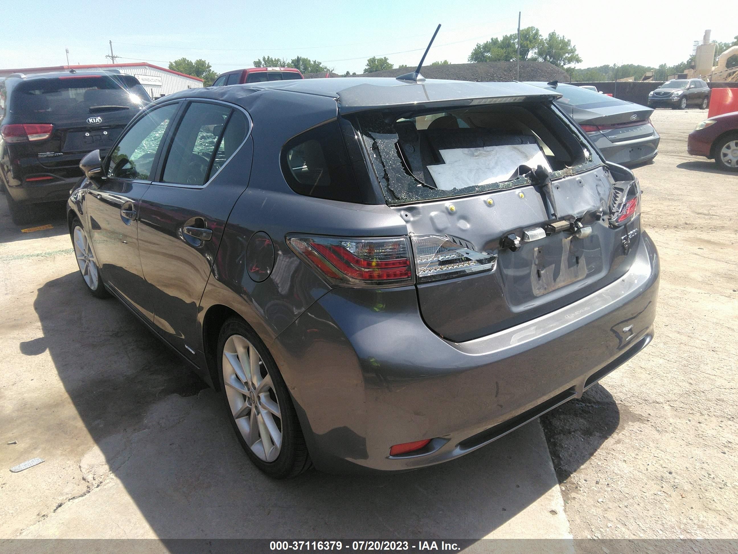 Photo 2 VIN: JTHKD5BH6C2081607 - LEXUS CT 