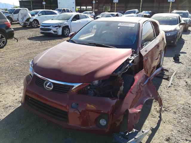 Photo 1 VIN: JTHKD5BH6D2142410 - LEXUS CT 200 