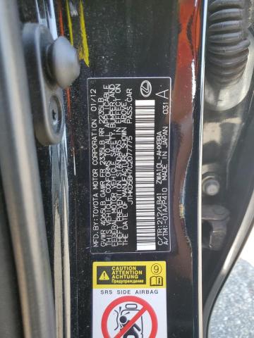 Photo 11 VIN: JTHKD5BH7C2077775 - LEXUS CT 200 