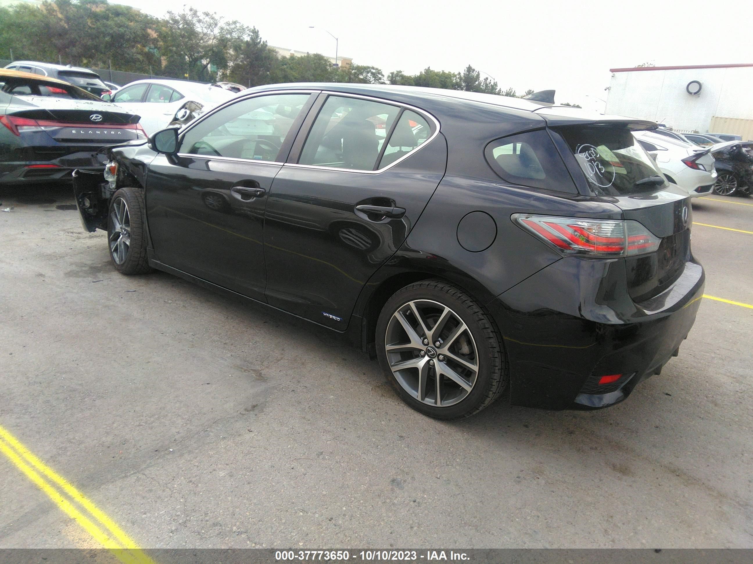 Photo 2 VIN: JTHKD5BH7E2176857 - LEXUS CT 