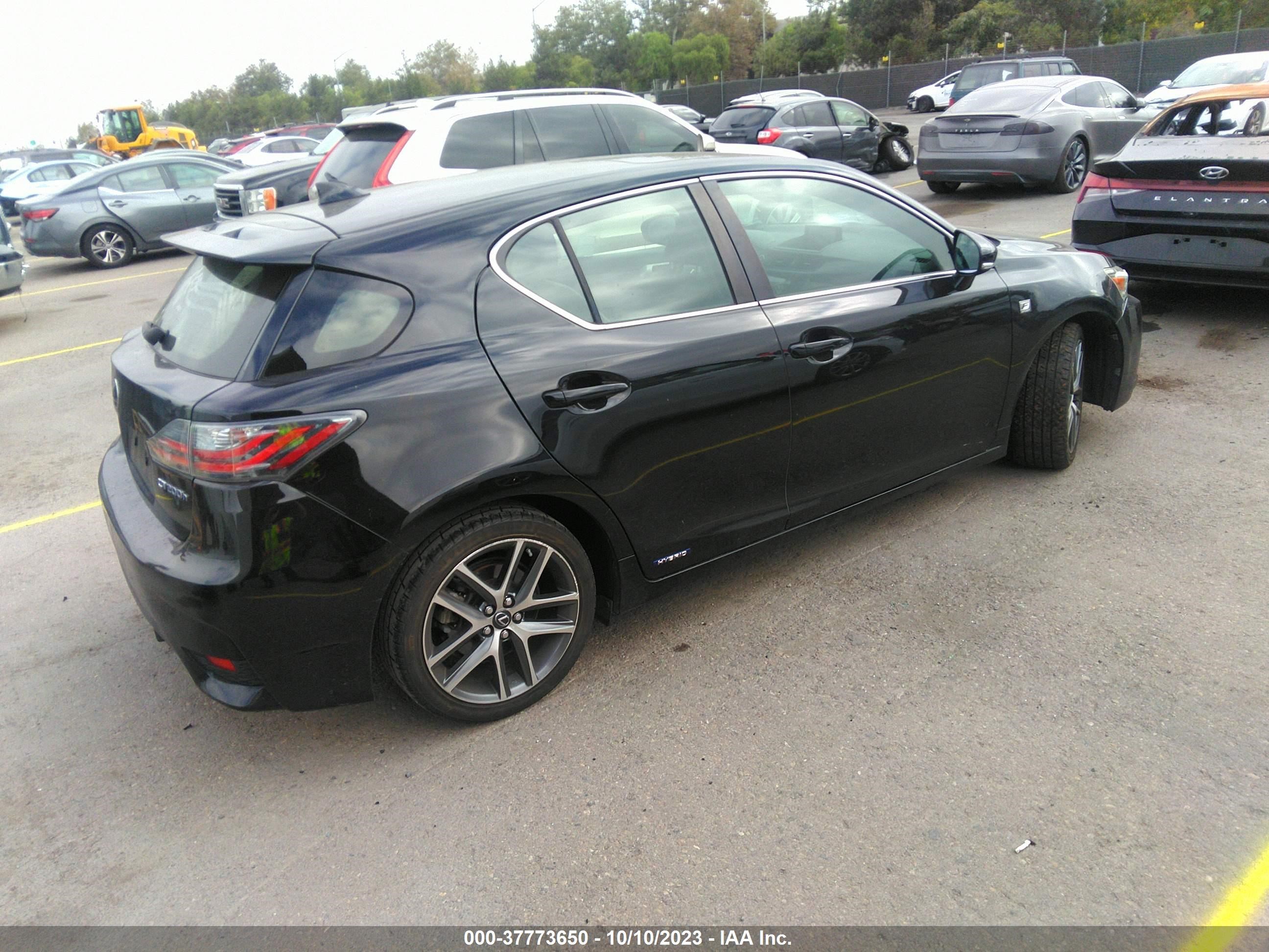 Photo 3 VIN: JTHKD5BH7E2176857 - LEXUS CT 