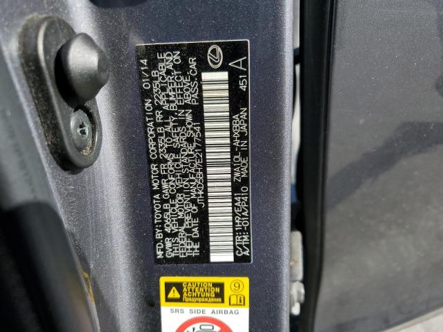 Photo 11 VIN: JTHKD5BH7E2177541 - LEXUS CT 200 