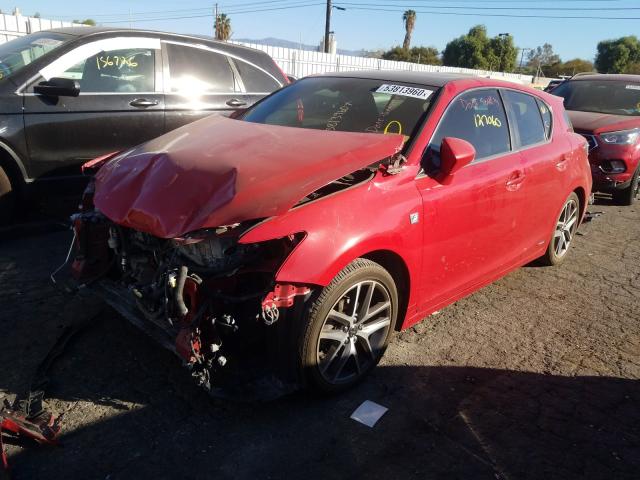 Photo 1 VIN: JTHKD5BH7E2182528 - LEXUS CT 200 