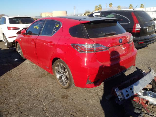 Photo 2 VIN: JTHKD5BH7E2182528 - LEXUS CT 200 