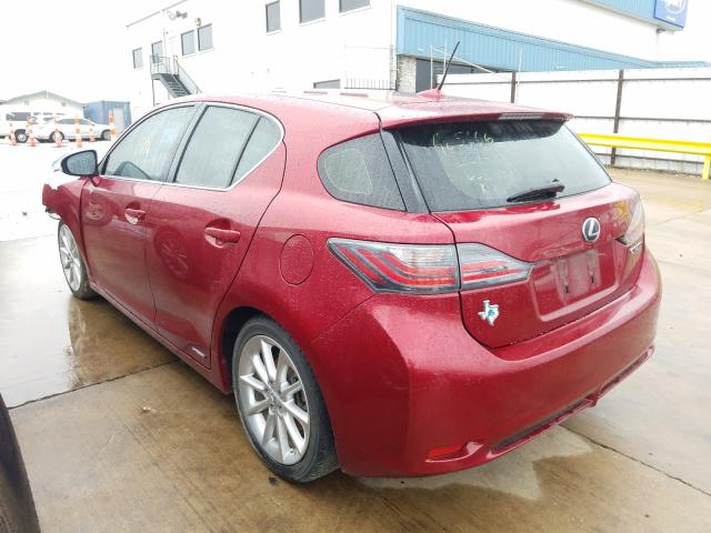 Photo 2 VIN: JTHKD5BH8B2002744 - LEXUS CT 200 