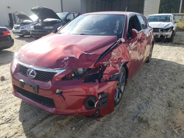 Photo 1 VIN: JTHKD5BH8D2168670 - LEXUS CT 200 