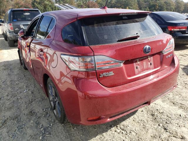 Photo 2 VIN: JTHKD5BH8D2168670 - LEXUS CT 200 