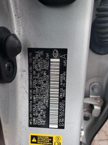 Photo 12 VIN: JTHKD5BH8G2259104 - LEXUS CT 200 