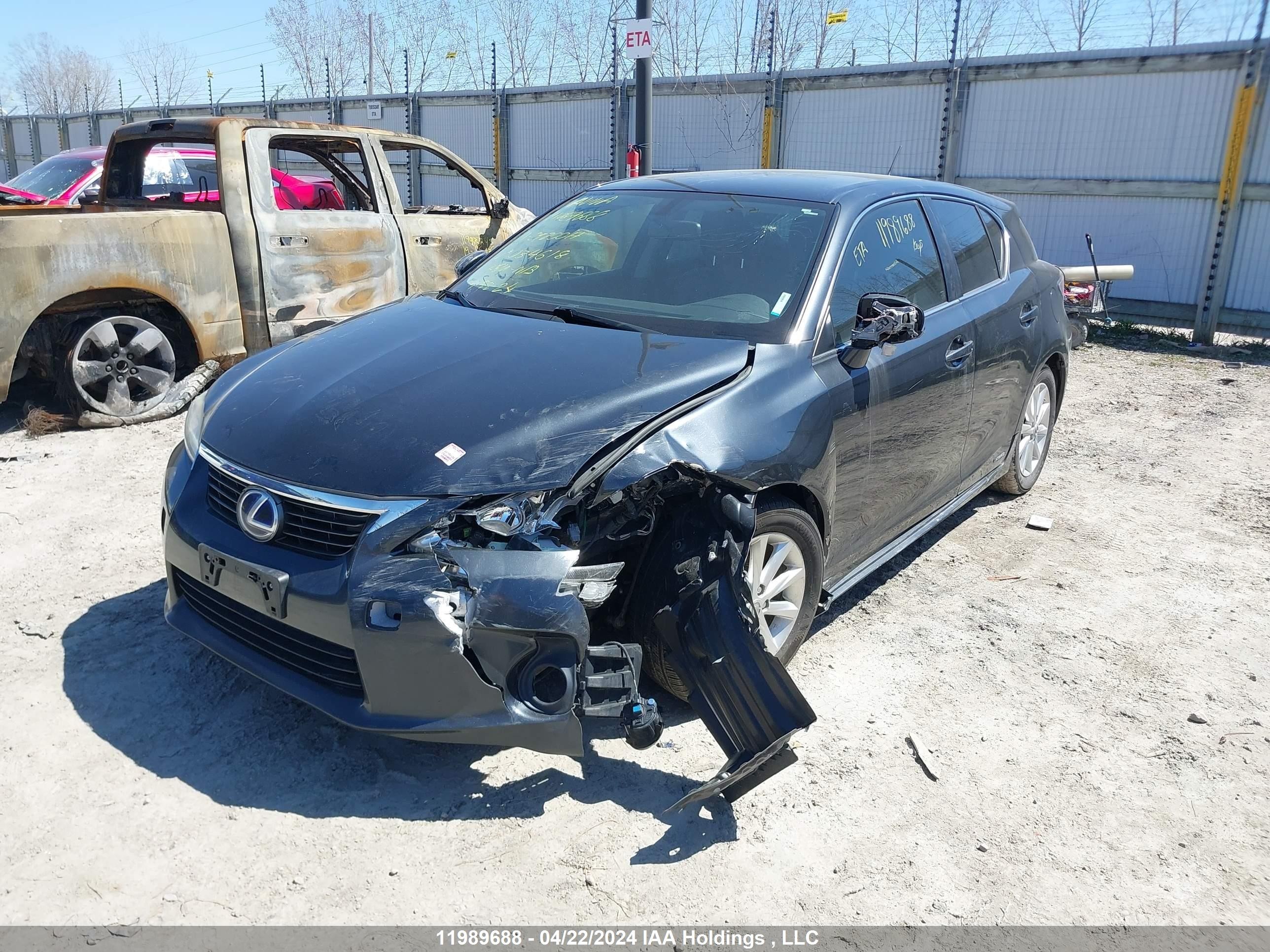 Photo 1 VIN: JTHKD5BH9B2034618 - LEXUS CT 