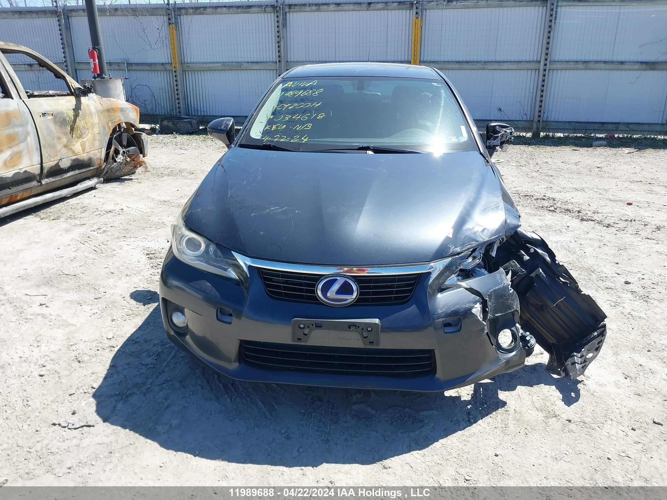 Photo 11 VIN: JTHKD5BH9B2034618 - LEXUS CT 