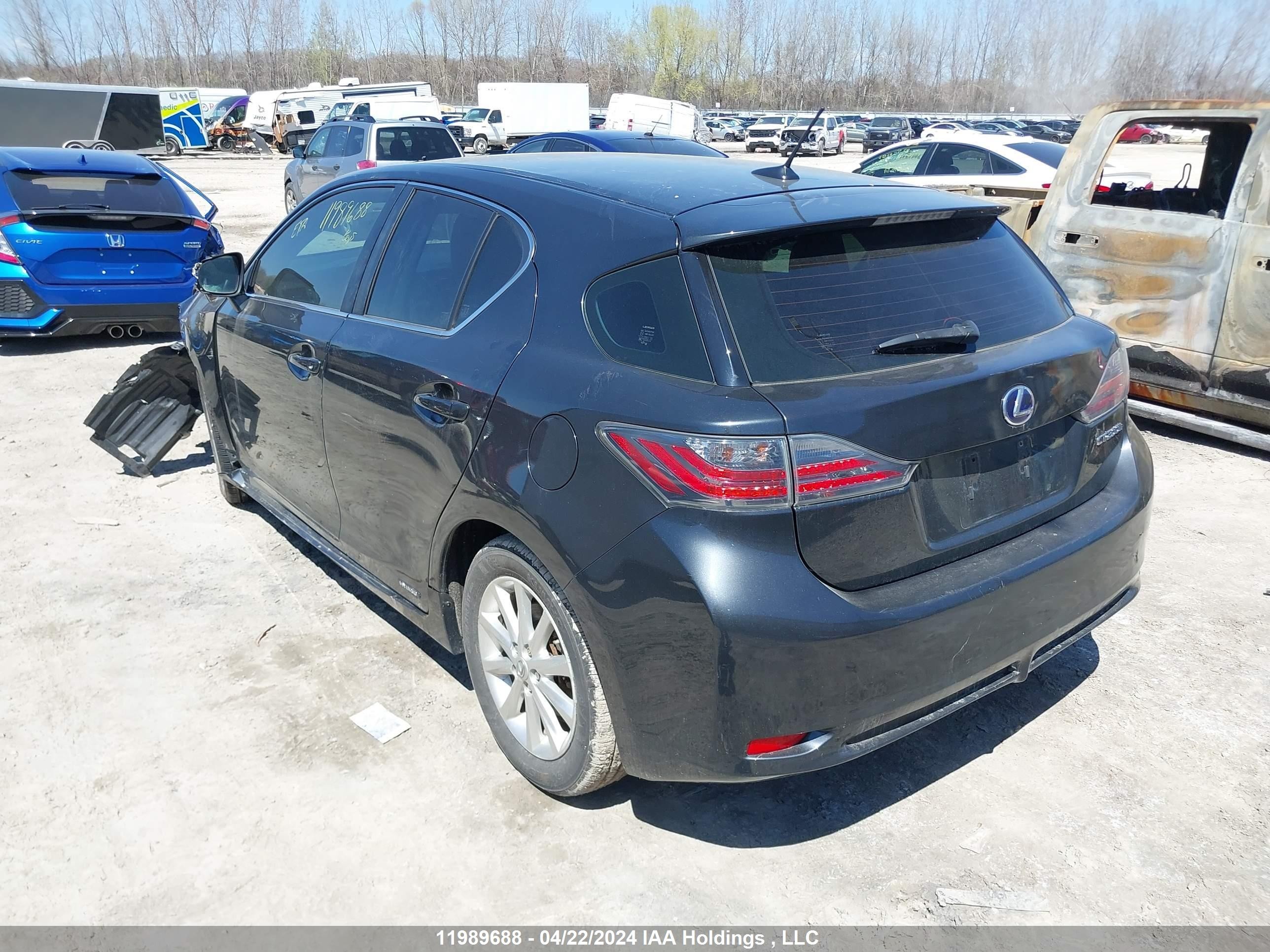 Photo 2 VIN: JTHKD5BH9B2034618 - LEXUS CT 