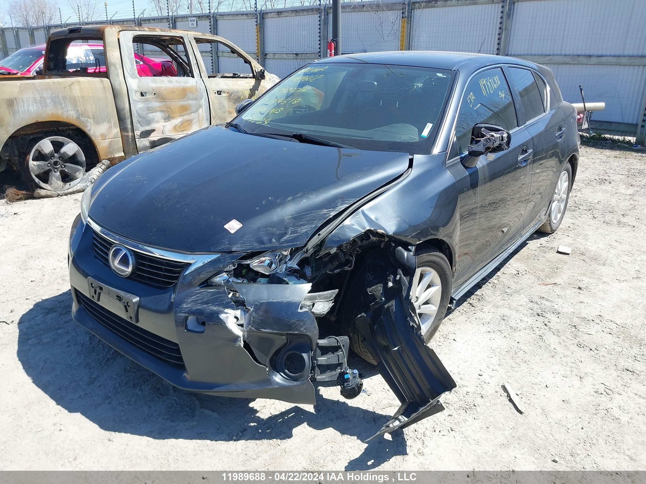 Photo 5 VIN: JTHKD5BH9B2034618 - LEXUS CT 